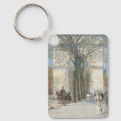 Washington Arch, Spring door Frederick Childe Hass Sleutelhanger (Voorkant)