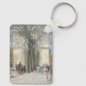 Washington Arch, Spring door Frederick Childe Hass Sleutelhanger (Achterkant)