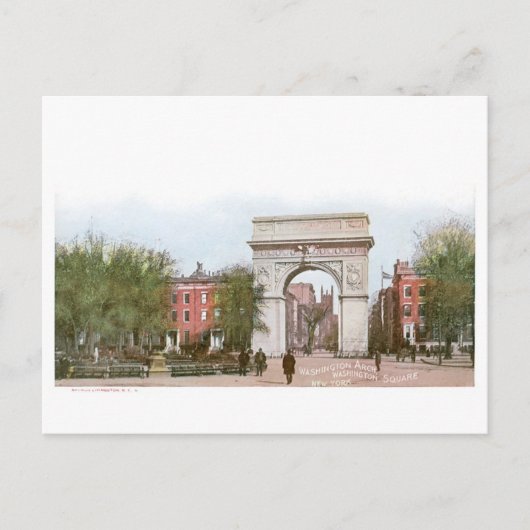 Washington Arch, Washington Square, New York Briefkaart (Voorkant)