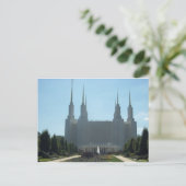 Washington Area Mormon Temple Briefkaart (Staand voorkant)
