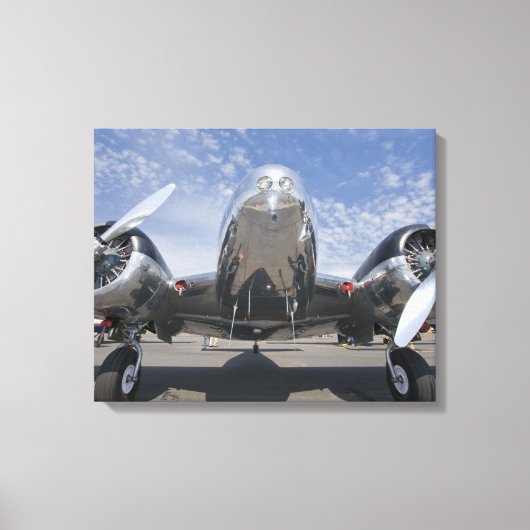 Washington, Arlington Fly-in, luchtshow. Canvas Afdruk (Voorkant)