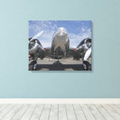 Washington, Arlington Fly-in, luchtshow. Canvas Afdruk (Insitu (Houten vloer))