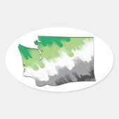 Washington Aro Pride Sticker (Voorkant)