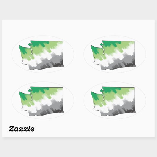 Washington Aro Pride Sticker (Vel)