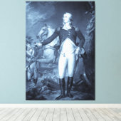 "Washington at Trenton" verpakt canvas print (Insitu (Houten vloer))