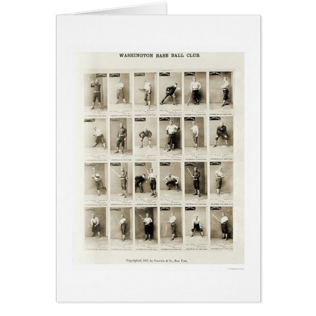 Washington Baseball Club 1887 (Voorkant)