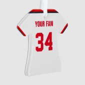 Washington Baseball Jersey Ornament (voorkant)