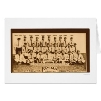 Washington Baseball Team 1913