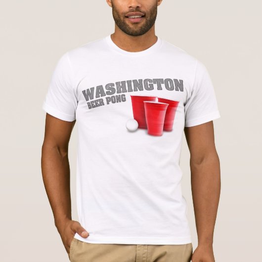 Washington Beer Pong T-Shirt (Voorkant)