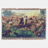 Washington belt de troepen in Monmouth Deken (Voorkant)