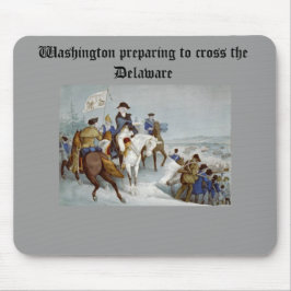 Washington bereidt zich voor om de Delaware over t Muismat