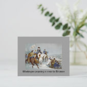 Washington bereidt zich voor op de Delaware Briefkaart (Staand voorkant)