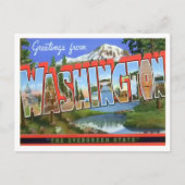 Washington  Big Letters Briefkaart (Voorkant)