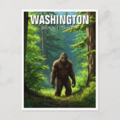 Washington Bigfoot land Briefkaart (Voorkant)