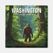 Washington Bigfoot land Magneet (Voorkant)