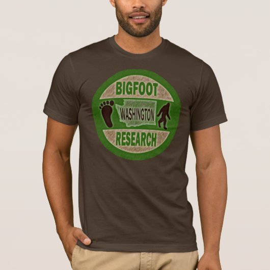 Washington Bigfoot Research T-shirt (Voorkant)
