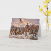 Washington bij Valley Forge door Edward P. Moran Kaart (Gele Bloem)