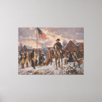 Washington bij Valley Forge door Edward Percy Mora