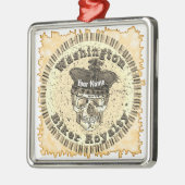 Washington Biker  Metalen Ornament (Links)