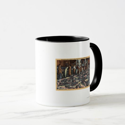 Washington - Binnenste Uitzicht van een zalm Mok (Voorkant rechts)