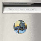 Washington Boog bij Winter Twilight Magneet (Insitu (Vaatwasser))