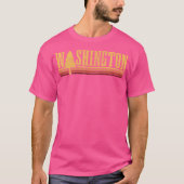Washington Boom State Pride Camping Hiking T-shirt (Voorkant)