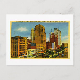 Washington Boulevard, Detroit, Michigan Briefkaart
