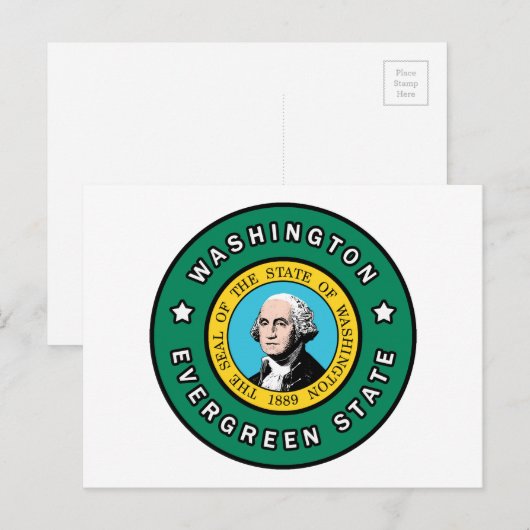 Washington Briefkaart (Voorkant / Achterkant)