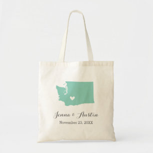 Washington bruiloft welkom tote bag