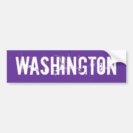 Washington Bumpersticker (Voorkant)