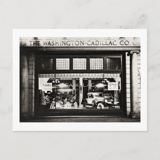 Washington Cadillac Co. 1927 Briefkaart (Voorkant)