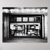 Washington Cadillac Company Showroom 1927 Poster (Voorkant)