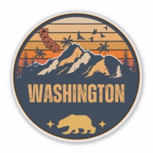 Washington, Californië Sticker