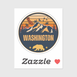 Washington, Californië Sticker