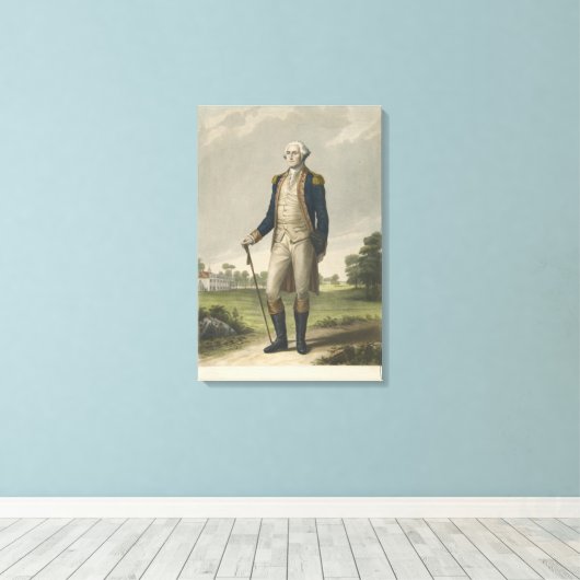 Washington Canvas Afdruk (Insitu (Houten vloer))