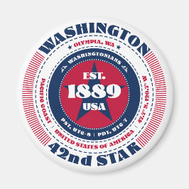 Washington Circle typografie souvenirmagneet Magneet
