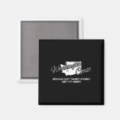 Washington Coast Pacific Northwest Stranden Magneet (Voorkant / Achterkant)