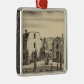 Washington College, Calif Metalen Ornament (Rechts)