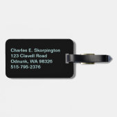 Washington Columbia Sasquatch License Bord Bagagelabel (Achterkant horizontaal)