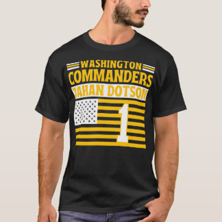 Washington Commanders Dotson 1 Amerikaanse vlag TS T-shirt