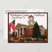 Washington County Courthouse - Jonesborough, TN Briefkaart (Voorkant / Achterkant)