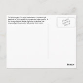 Washington County Courthouse - Jonesborough, TN Briefkaart (Achterkant)