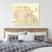 Washington County, Nebraska Canvas Afdruk (Insitu (Slaapkamer))