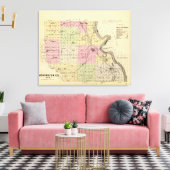 Washington County, Nebraska Canvas Afdruk (Insitu (Woonkamer))