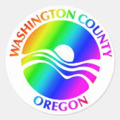Washington County Pride Stickers (Voorkant)