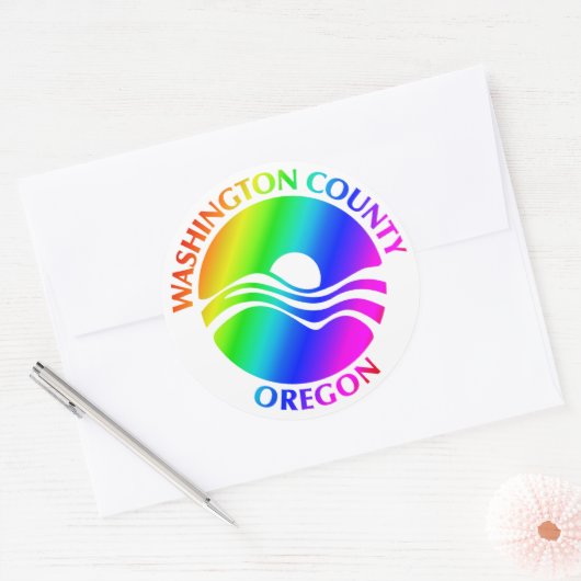 Washington County Pride Stickers (Envelop)