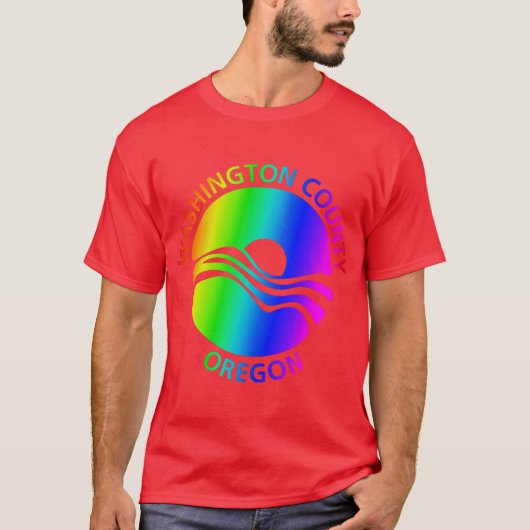 Washington County Pride T-shirt - Kies je kleur (Voorkant)
