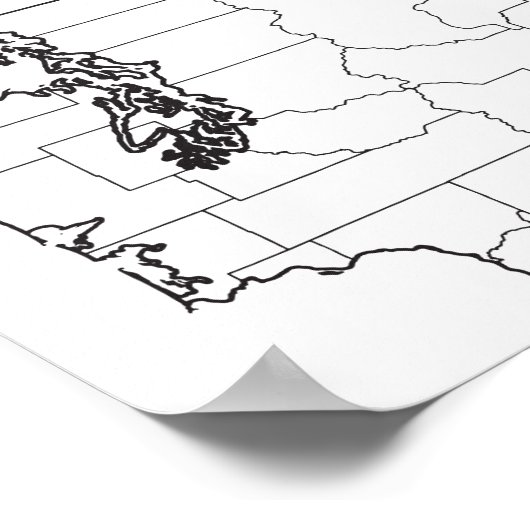 Washington County's Lege overzicht (Hoek)