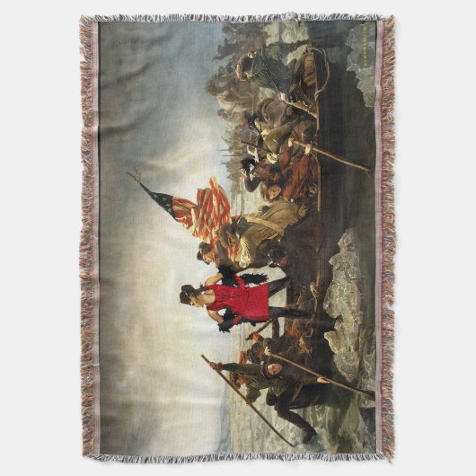 Washington Cross-Dressing Delaware Deken (Voorkant Verticaal)