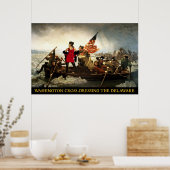 Washington Cross-Dressing Delaware Poster (Keuken)